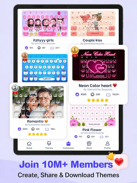 Photo Keyboard Themes & Fonts 2